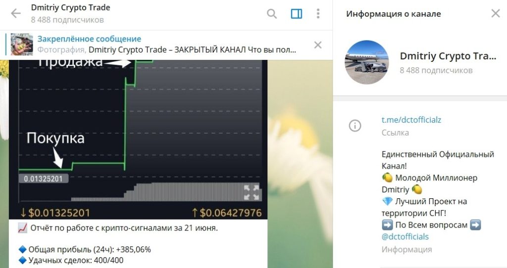 Отчет по работе Дмитрия Крипто Трейд