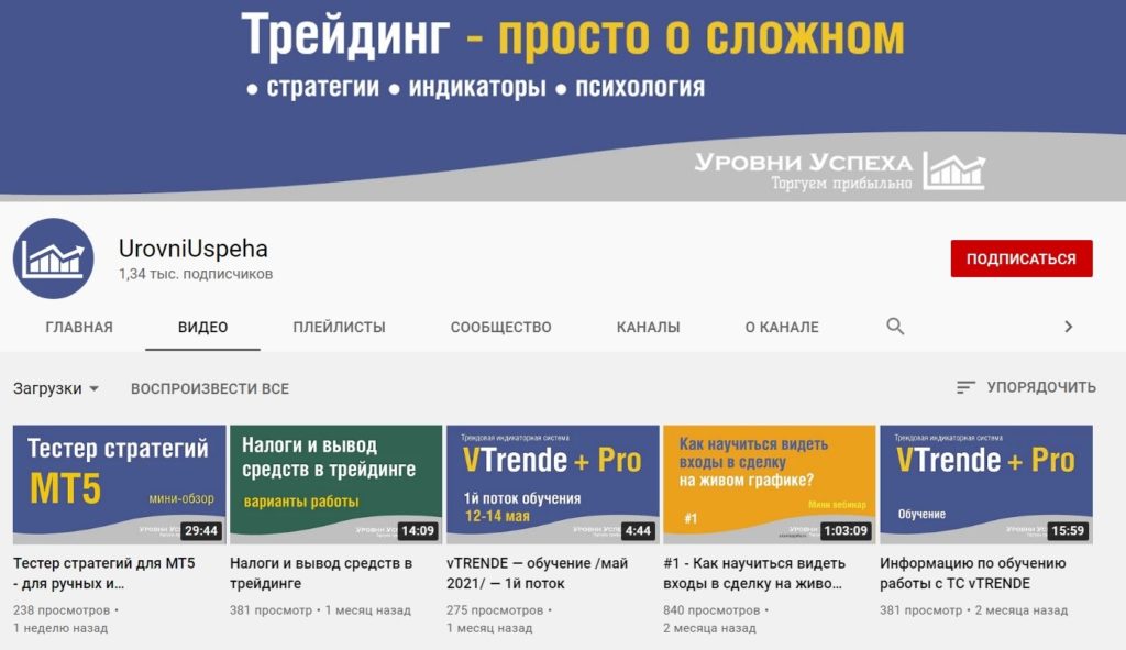 Youtube канал Андрея Кузнецова