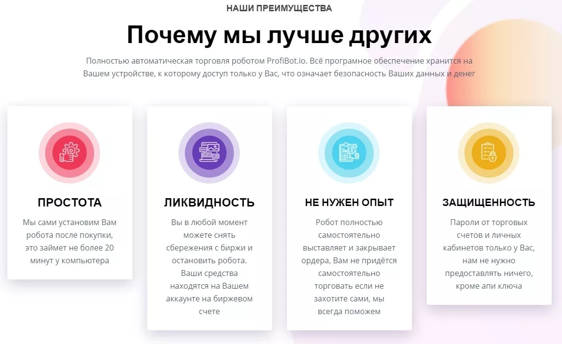Преимущества Профибота Владимира Гуреева