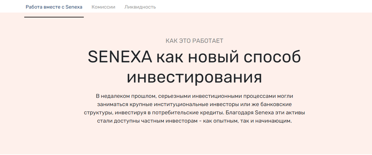 Сайт компании Seneca.biz