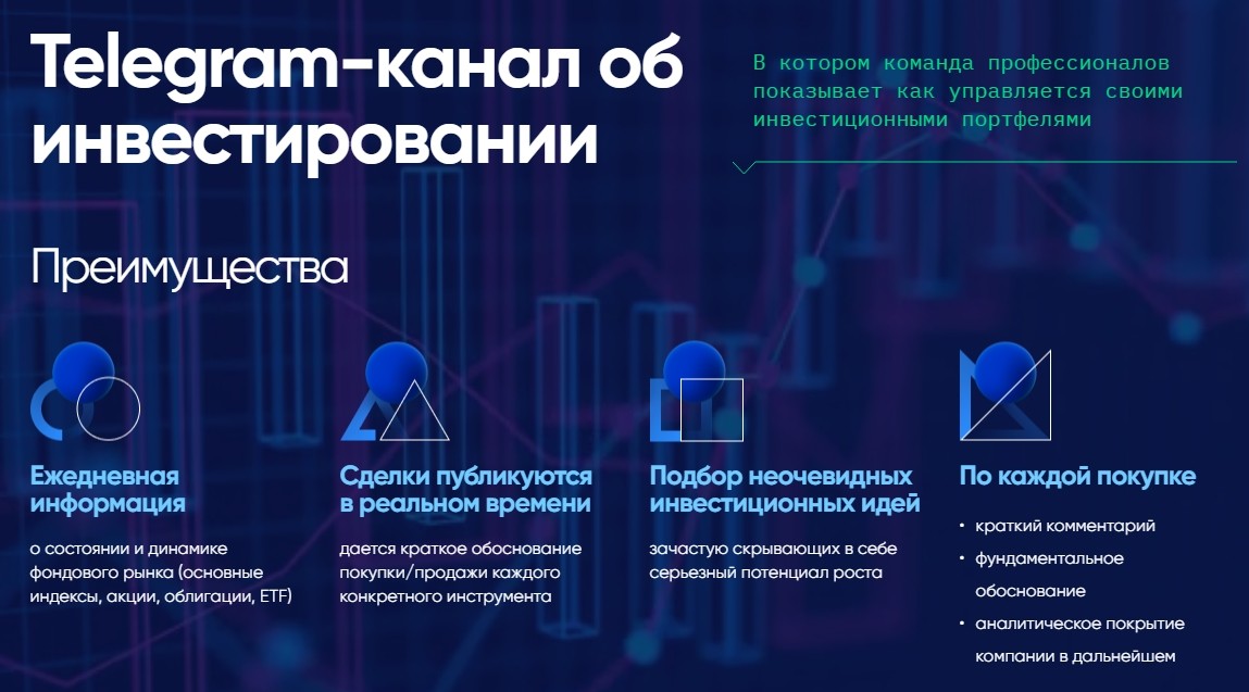 Телеграм канал Bidkogan об инвестировании