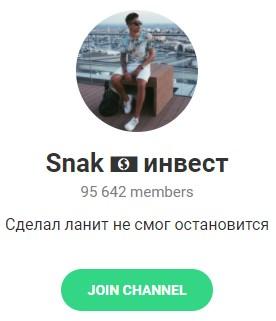 Telegram – канал Snak инвест