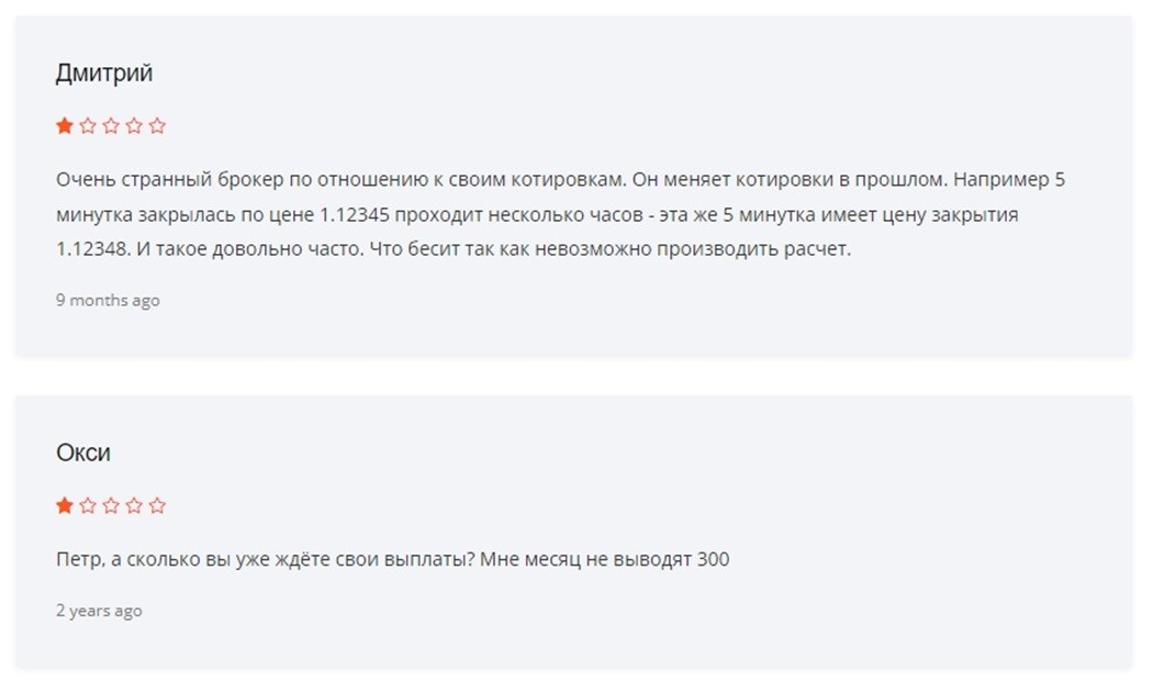 Отзывы реальных людей о Fxcm