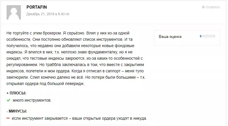 Отзывы о Tickmill
