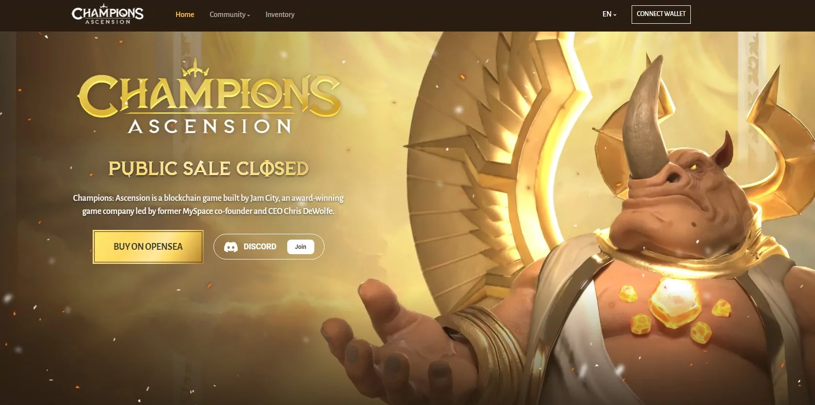 Сайт Игры Champions Ascension