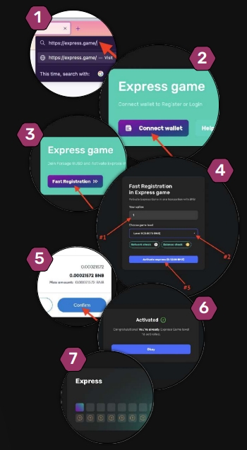 Регистрация в Express Game