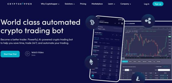 Сайт CryptoHopper