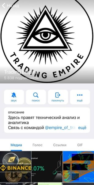 Trading Empire телеграмм