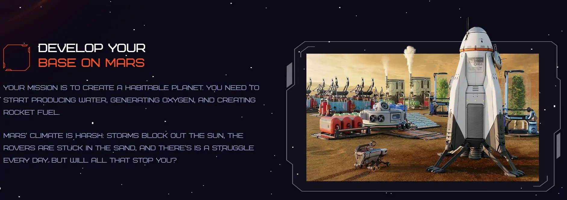 История игры of Mars NFT Game