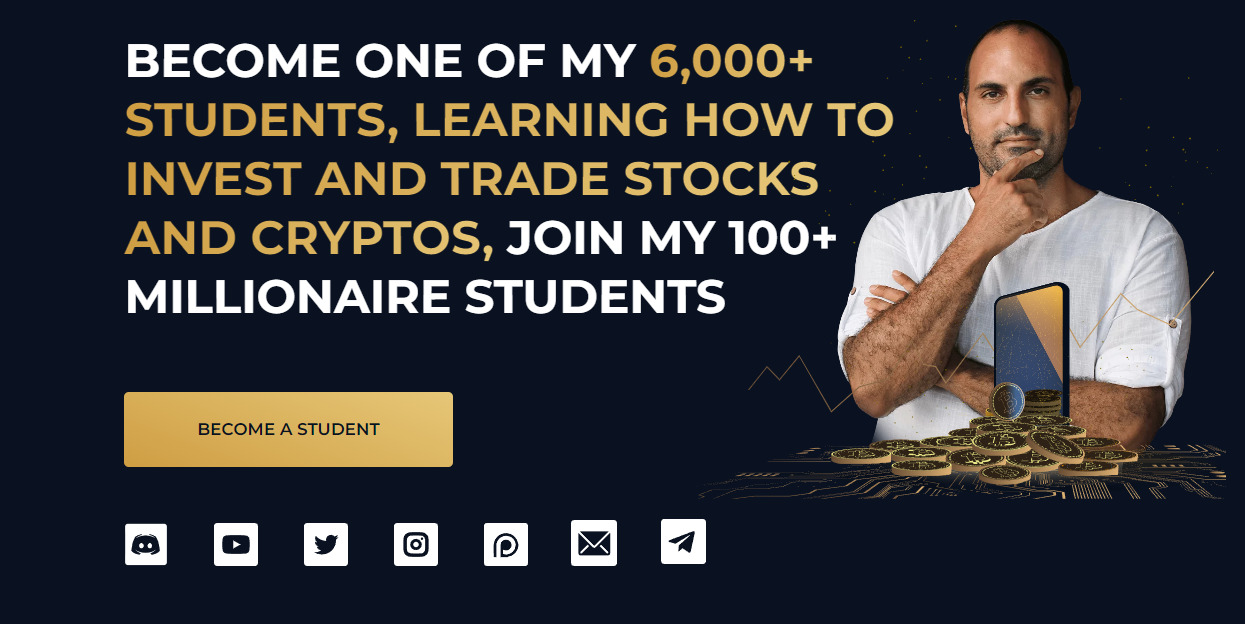 Сайт проекта James Crypto Guru