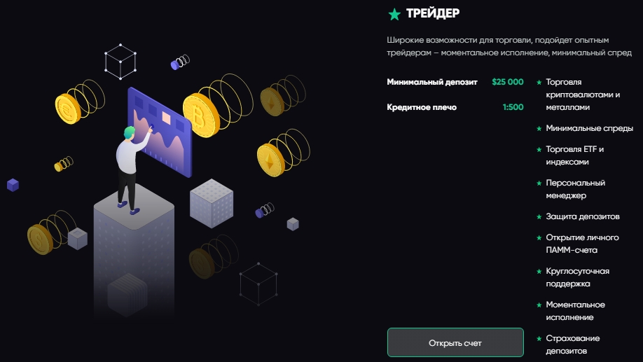 Сайт проекта Tolentino Invest