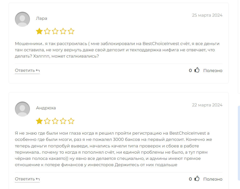 best choice invest отзывы