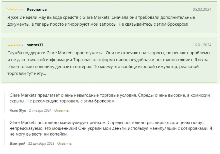 брокер Glare Markets брокер Glare Markets