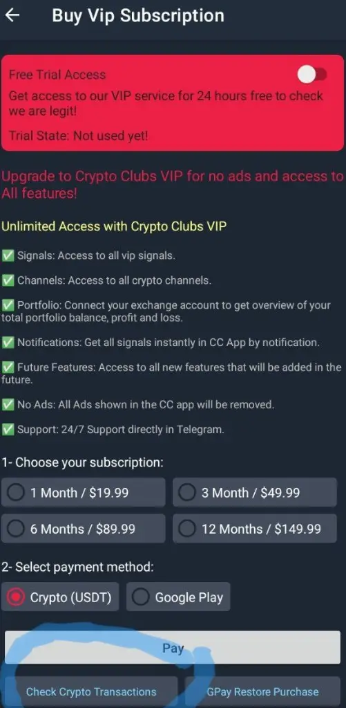Crypto Clubs Token - Airdrop