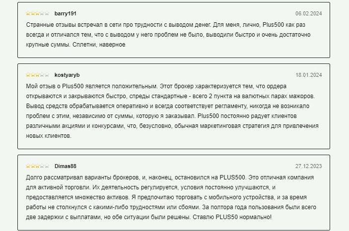 плюс 500 платформа