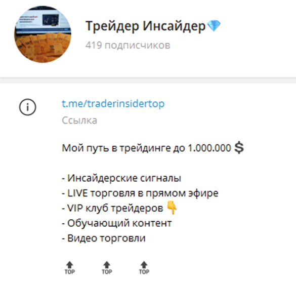 трейдер инсайдер