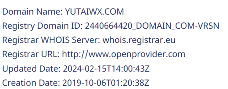 yutaiwx com отзывы
