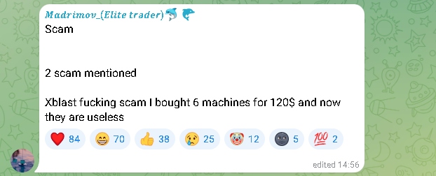 xblast coin скам