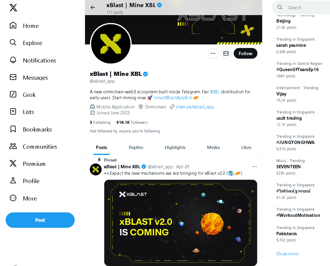 xblast coin тг