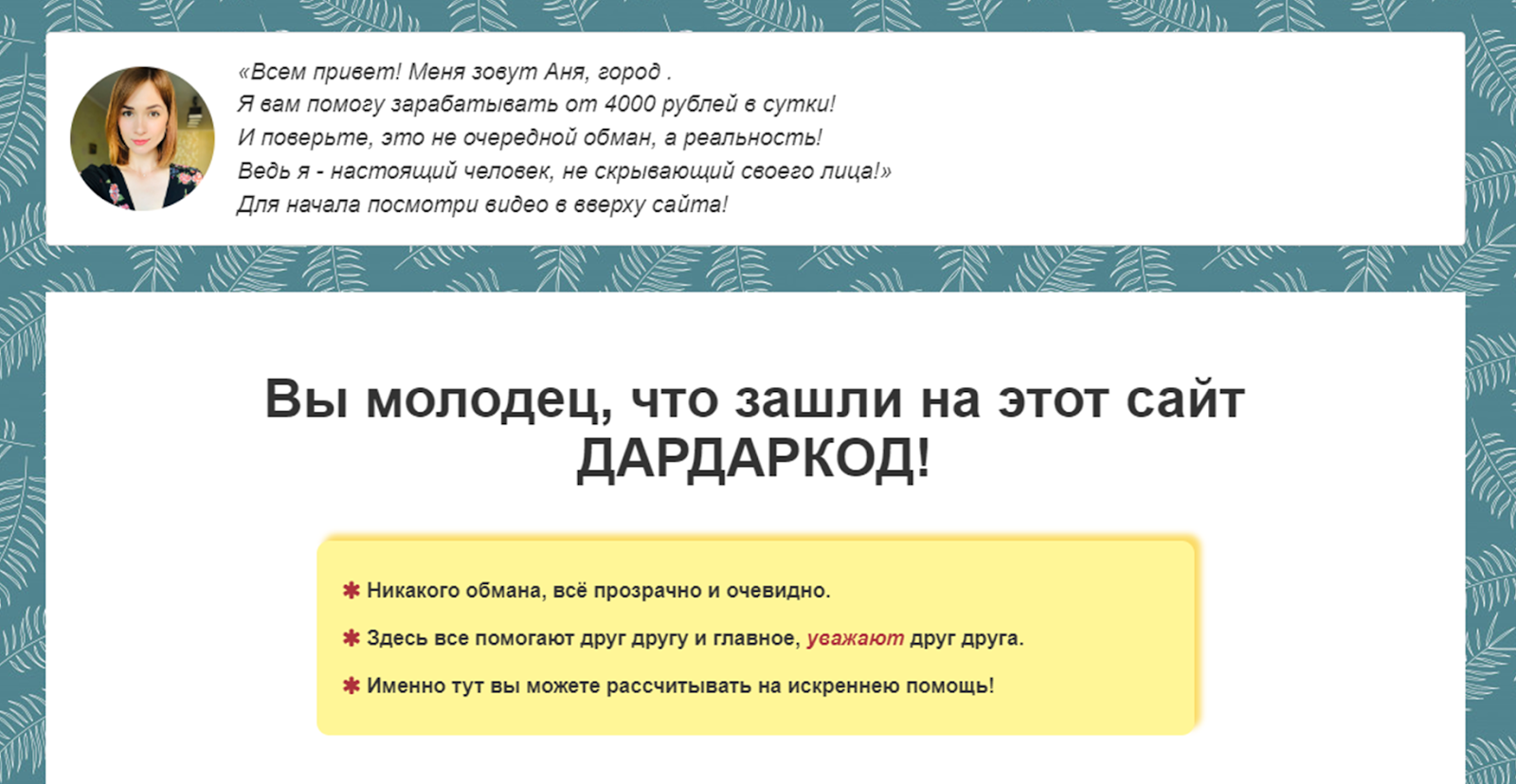 дардаркод отзывы